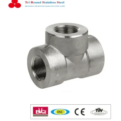 3000# Forged 316 Stainless Steel 12 in. Tee Fitting – Socket Weld1